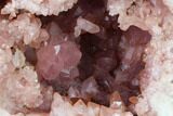 Beautiful, Pink Amethyst Geode Half - Argentina #170190-1